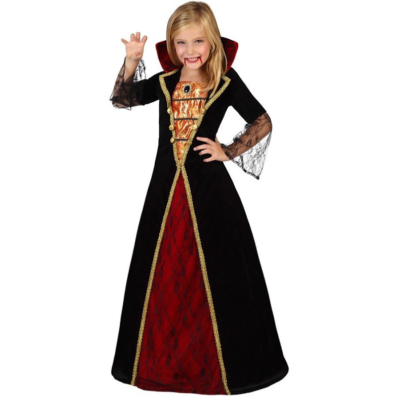 Disfraz de Vampiresa de lujo Infantil