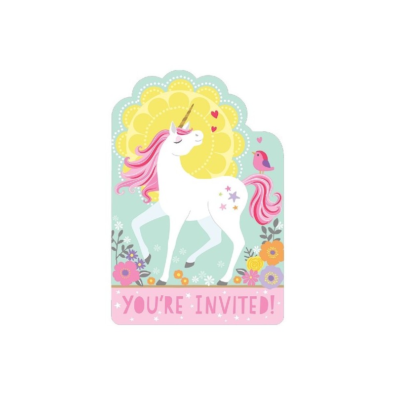 Invitaciones unicornio
